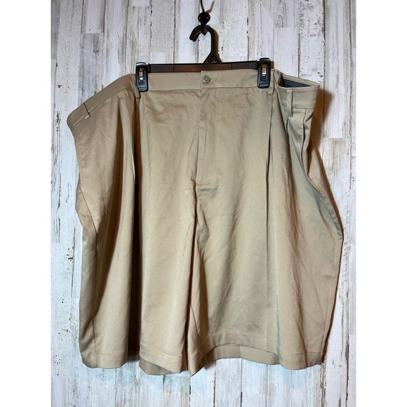 Pro Tour Shorts Men's 52 Waist Polyester Blend‎ Tan Golf - Picture 3 of 4